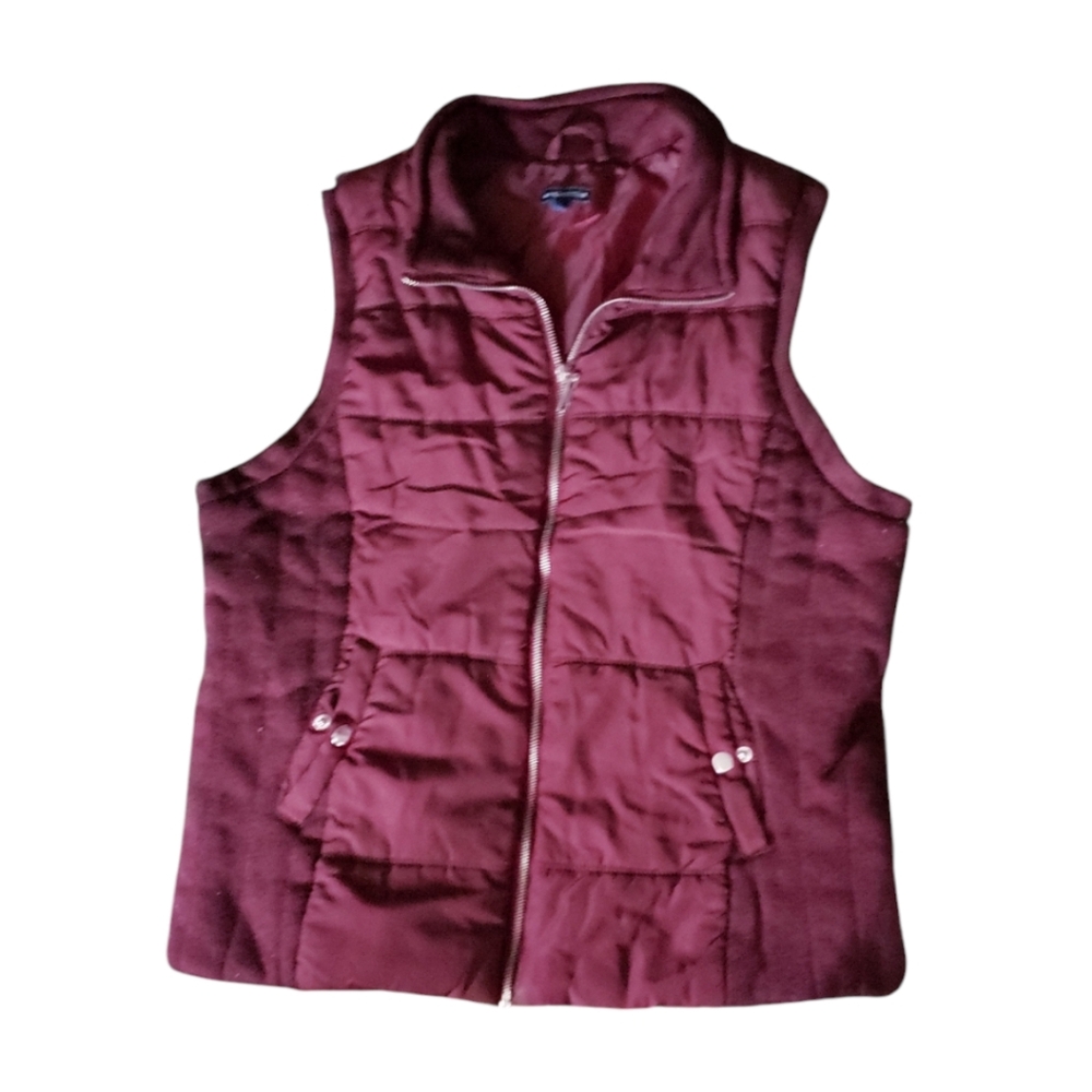 Dark Maroon Architect Vest Large